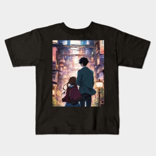 Anime Walk In The Park Kids T-Shirt